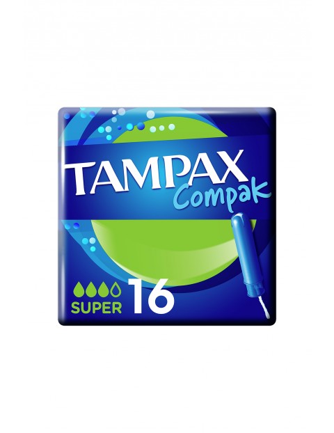 Tampax Compak Super Tampony z aplikatorem 16szt