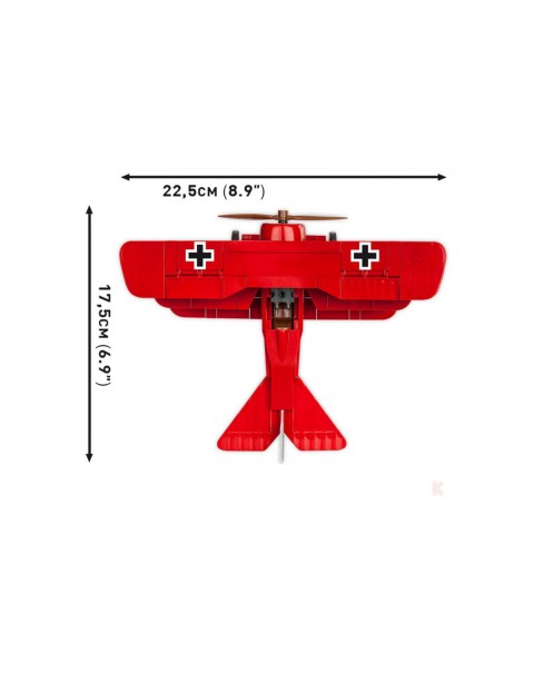 Klocki COBI Fokker dr.1 red baron 174 el