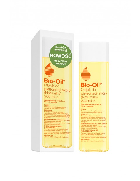 Bio-Oil Olejek Naturalny do skóry wrażliwej na blizny i rozstępy  200 ml