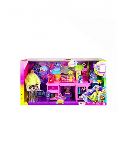 Barbie Extra Toaletka Zestaw + Lalka wiek 3+