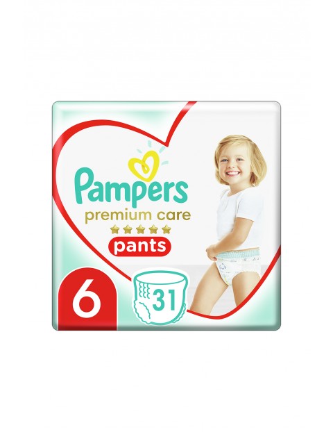 Pampers Premium Care - Pieluchomajtki - rozmiar 6, 31szt. 15kg+