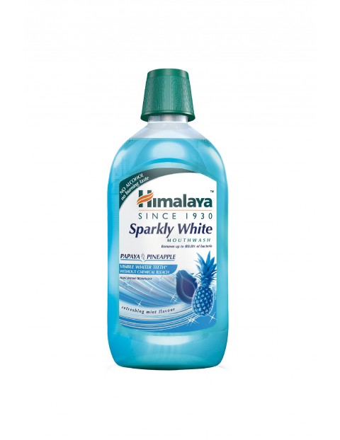 Himalaya Sparkly White wybielający płyn do płukania jamy ustnej 450 ml