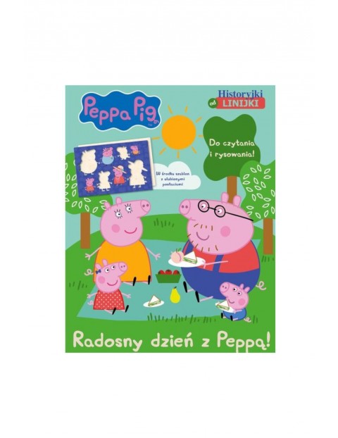 Książka dla dzieci "Peppa Pig. Historyjki od linijki. Radosny dzień z Peppą"