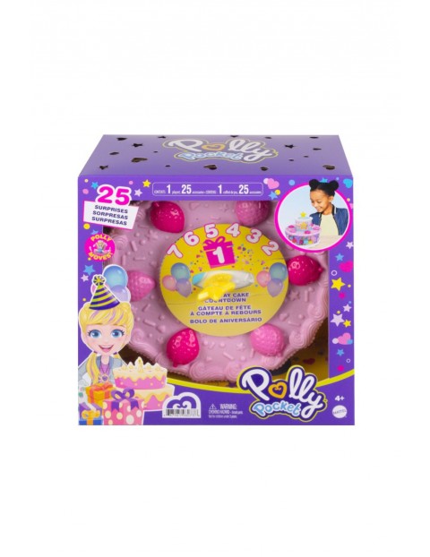 Tort urodzinowy Polly Pocket wiek 4+