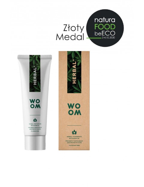 Naturalna pasta do zębów WOOM HERBAL+  75 ml