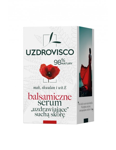 Balsamiczne serum "uzdrawiające" suchą skórę Uzdrovisco Mak 25 ml