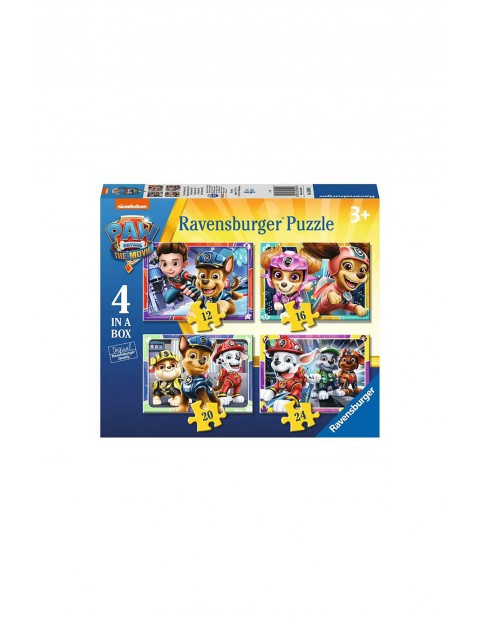 Puzzle dla dzieci 2D 4in1: Psi Patrol FIlm - wiek 3+