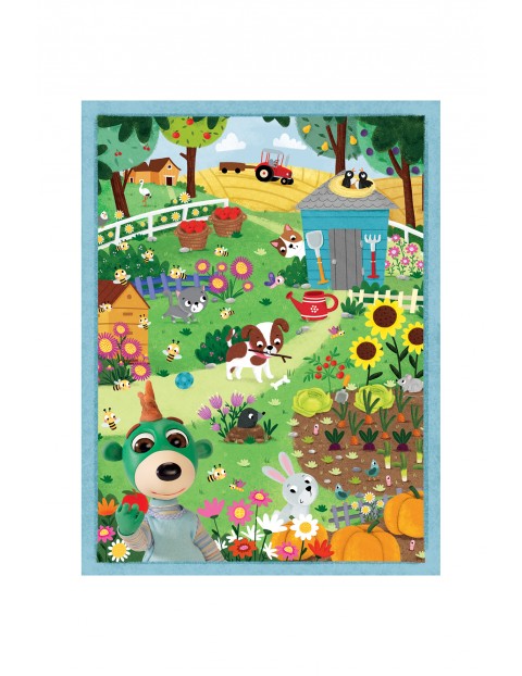 Puzzle dla dzieci Baby Maxi Double Sided - Poznaj Bobaski wiek 2+