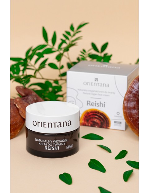 Orientana Wegański krem do twarzy REISHI na dzień 50ml 