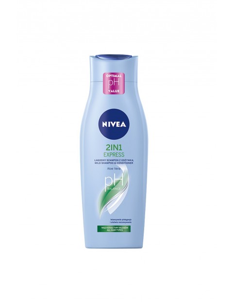 Nivea 2w1 Care Express Szampon pielęgnujący do włosów 400 ml