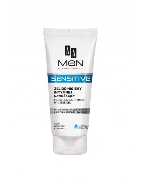 AA Men Sensitive Żel do higieny intymnej nawilżający 200 ml