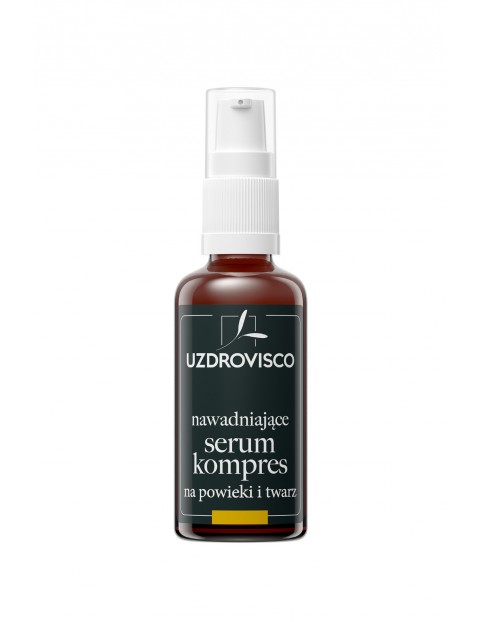 Uzdrovisco Świetlik Nawadniające serum kompres 3w1 na powieki i twarz naparowe 50ml