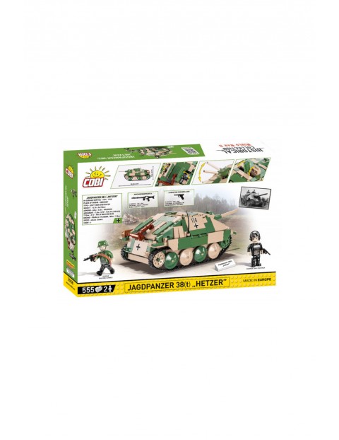 Klocki COBI Jagdpanzer 38(t) "hetzer" 555 kl.