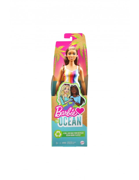 Barbie Loves the Ocean Lalka Sukienka w paski wiek 3+