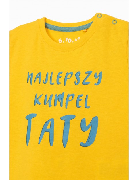 T-shirt niemowlęcy z napisem- Najlepszy kumpel taty