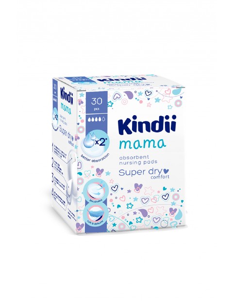 Wkładki laktacyjne Kindii Mama Super dry (SAP) 30szt.