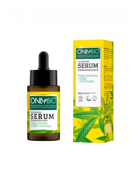 OnlyBio Serum odmładzające olejkowe Olejek + CBD + Prebioticy 30ml