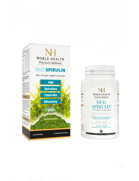 Duo Spirulin- siła i energia 120 tabletek