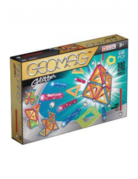 Geomag - klocki konstrukcyjne - Glitter Panels 68 elementów wiek 3+