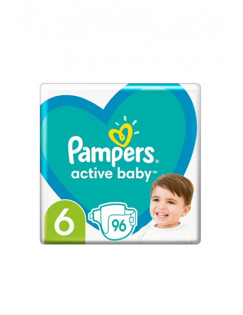 Pampers Active Baby, rozmiar 6, 96 pieluszek, 13kg-18kg