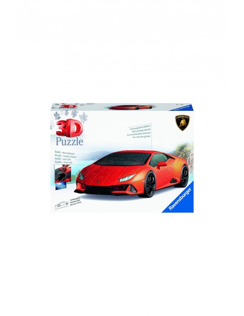 Puzzle 3D Lamborghini Huracan Evo - 108 elementów