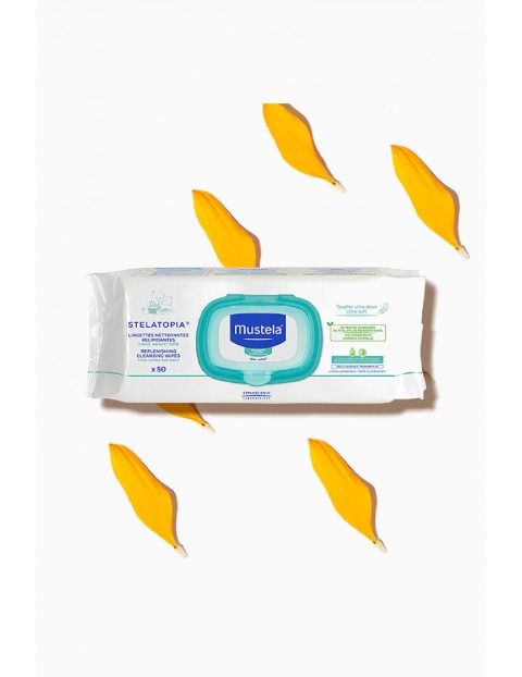 Mustela Stelatopia® Chusteczki oczyszczajaco-relipidujace 50szt