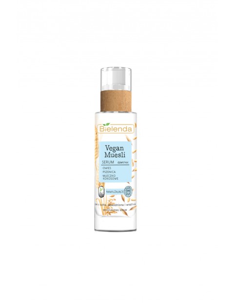 VEGAN MUESLI Serum nawilżające owies + pszenica + mleczko kokosowe Bielenda 30 ml