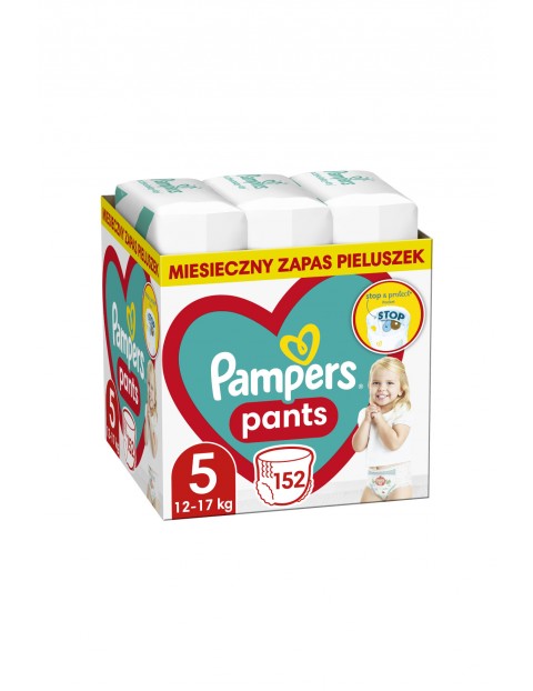 Pampers pieluchomajtki, rozmiar 5, 152 Sztuk. 12-17kg