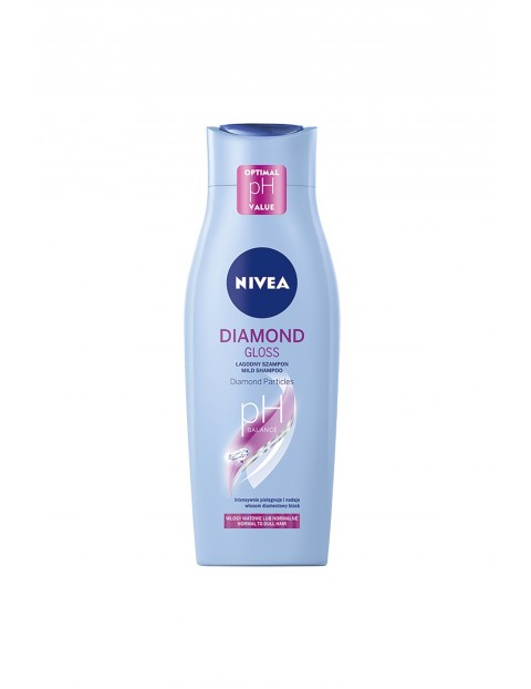 Nivea Diamond Gloss Care Szampon pielęgnujący do włosów 400ml