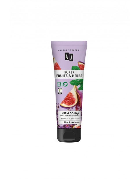 AA Super Fruits&Herbs krem do rąk figa&lawenda 100 ml