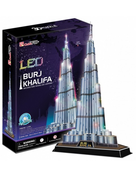PUZZLE 3D Burj Khalifa (Światło)