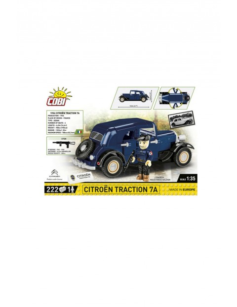 Klocki COBI 1934 citroen traction 7a 222el