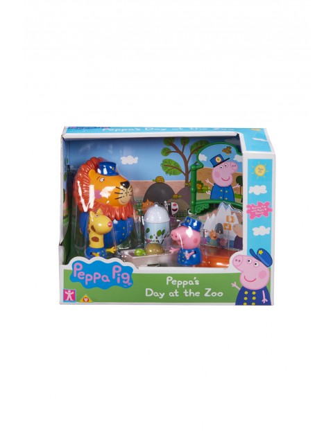 Figurki Peppa- zestaw zoo- wiek 3+