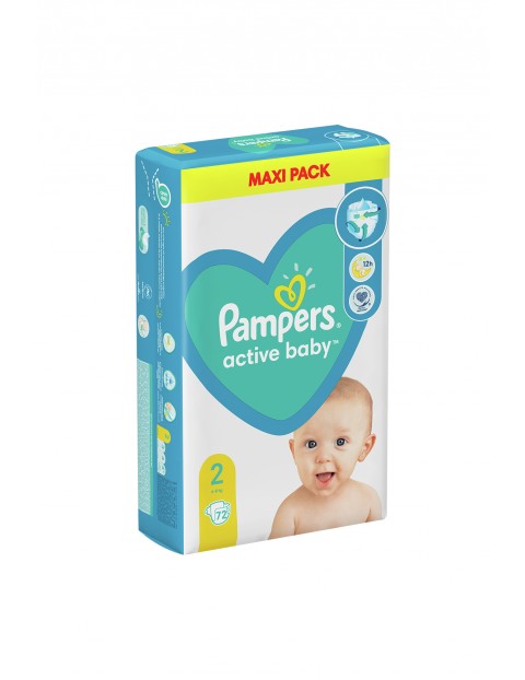 Pampers Active Baby, rozmiar 2, 72szt, 4-8kg