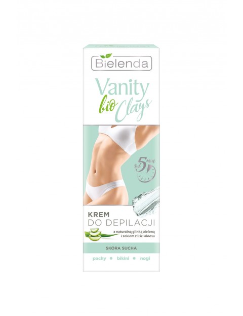 VANITY BIO CLAYS Krem do depilacji z glinką zieloną 100ml