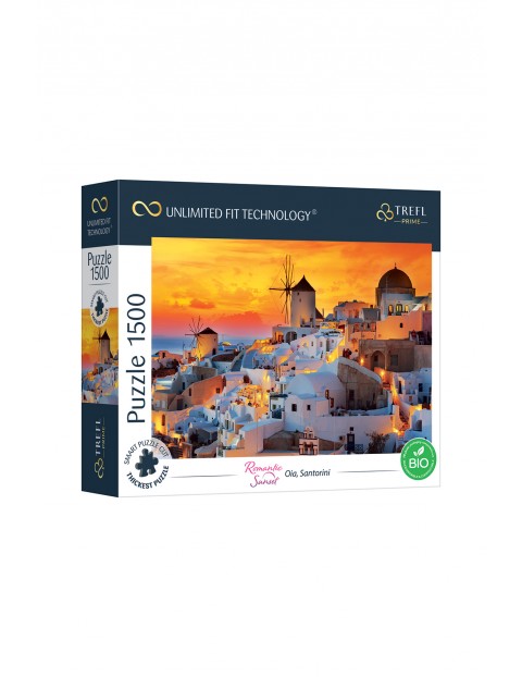 Puzzle Trefl Prime 1500 Romantic Sunset - Oia, Santorini 