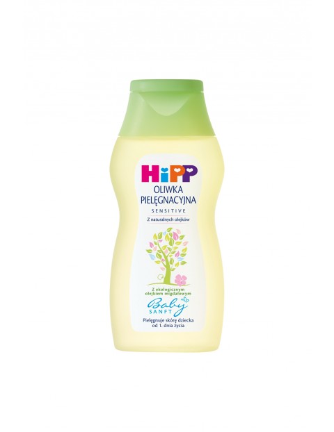 HiPP Babysanft Sensitive Oliwka pielęgnacyjna od 1. dnia życia 200 ml