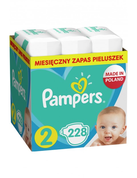 Pampers Active Baby, rozmiar 2, 228 pieluszek, 4-8kg