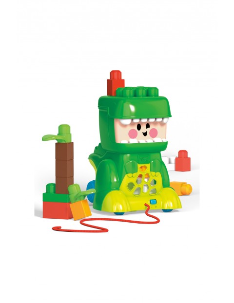 Mega Bloks Jammy Stackers T-Rex Figurka z dźwiękiem + Klocki wiek 12msc+