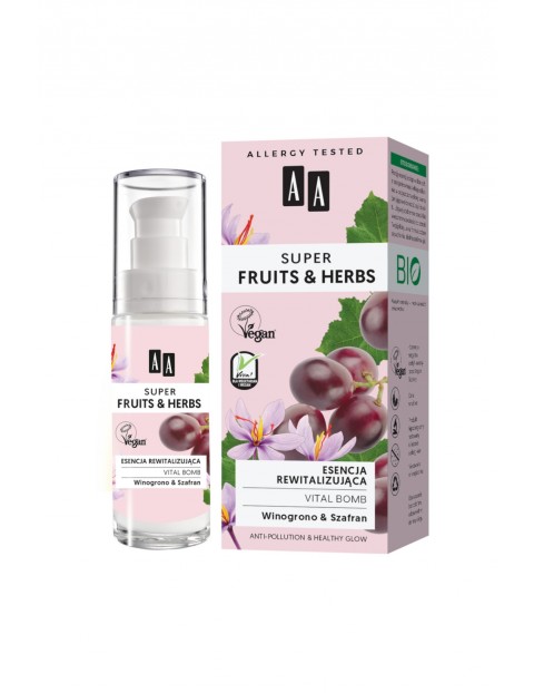 AA Super Fruits&Herbs esencja rewitalizująca vital bomb 30 ml