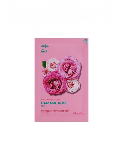 Holika Holika Pure Essence Mask Sheet - Rose maseczka do twarzy na bawełnianej płachcie - 23 ml