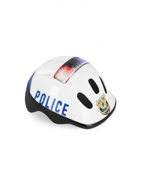 Dziecięcy kask rowerowy SPOKEY Police rozmiar 44-48cm