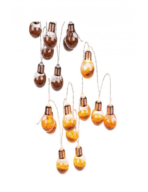 Lampki dekoracyjne Glitter Bulbs - 10 LED 1,7metra