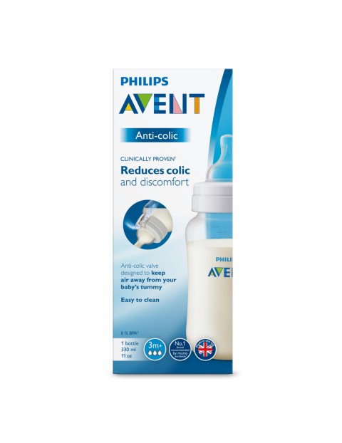 Butelka Avent anti-colic 330ml 3msc+