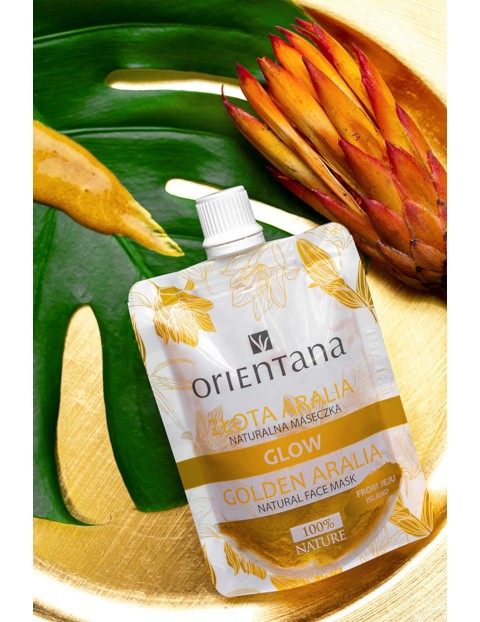 Orientana Naturalna maseczka GLOW Złota Aralia 30 ml