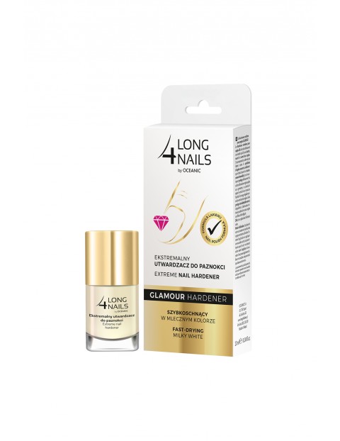 Long4Nails Glamour Hardener Ekstremalny utwardzacz do paznokci 10 ml