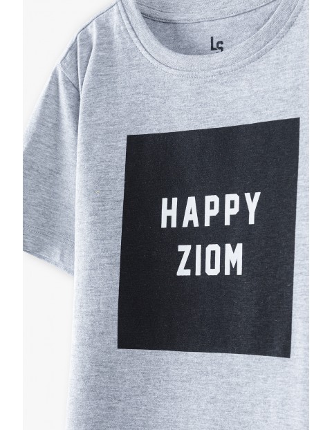 T-shirt chłopięcy z nadrukiem- Happy Ziom