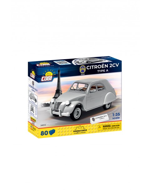 Klocki Cobi YOUNGTIMER /24510/ CITROEN 2CV TYPE A 1949 wiek 6+ - 80 elementów 