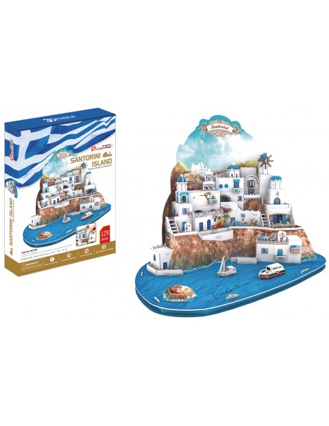 PUZZLE 3D Santorini duży zestaw