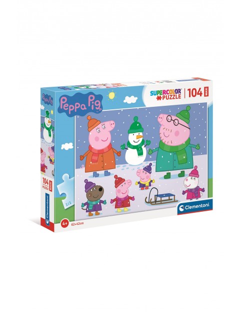 Puzzle 104 maxi super color Świnka Peppa 23752